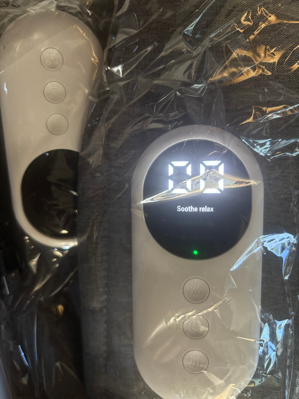 Leg massager with infrared function: 10 for one, 16 for the pair.